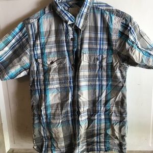 Boy’s Plaid Button Up Dress Shirt